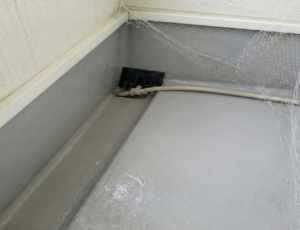 フンで汚れたベランダ/after