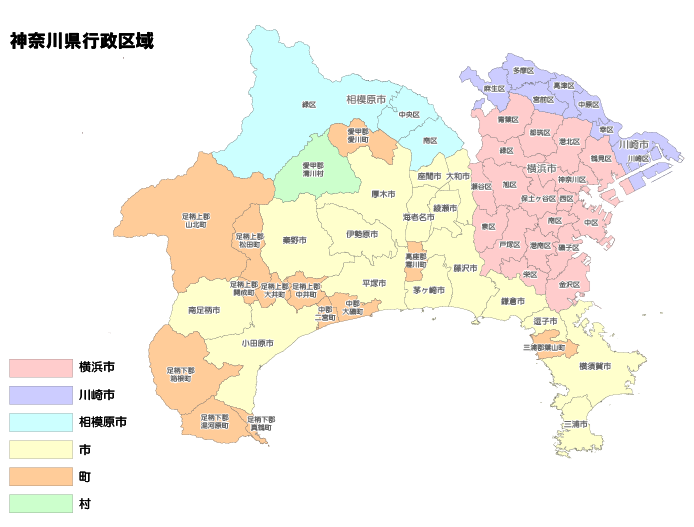 神奈川地図