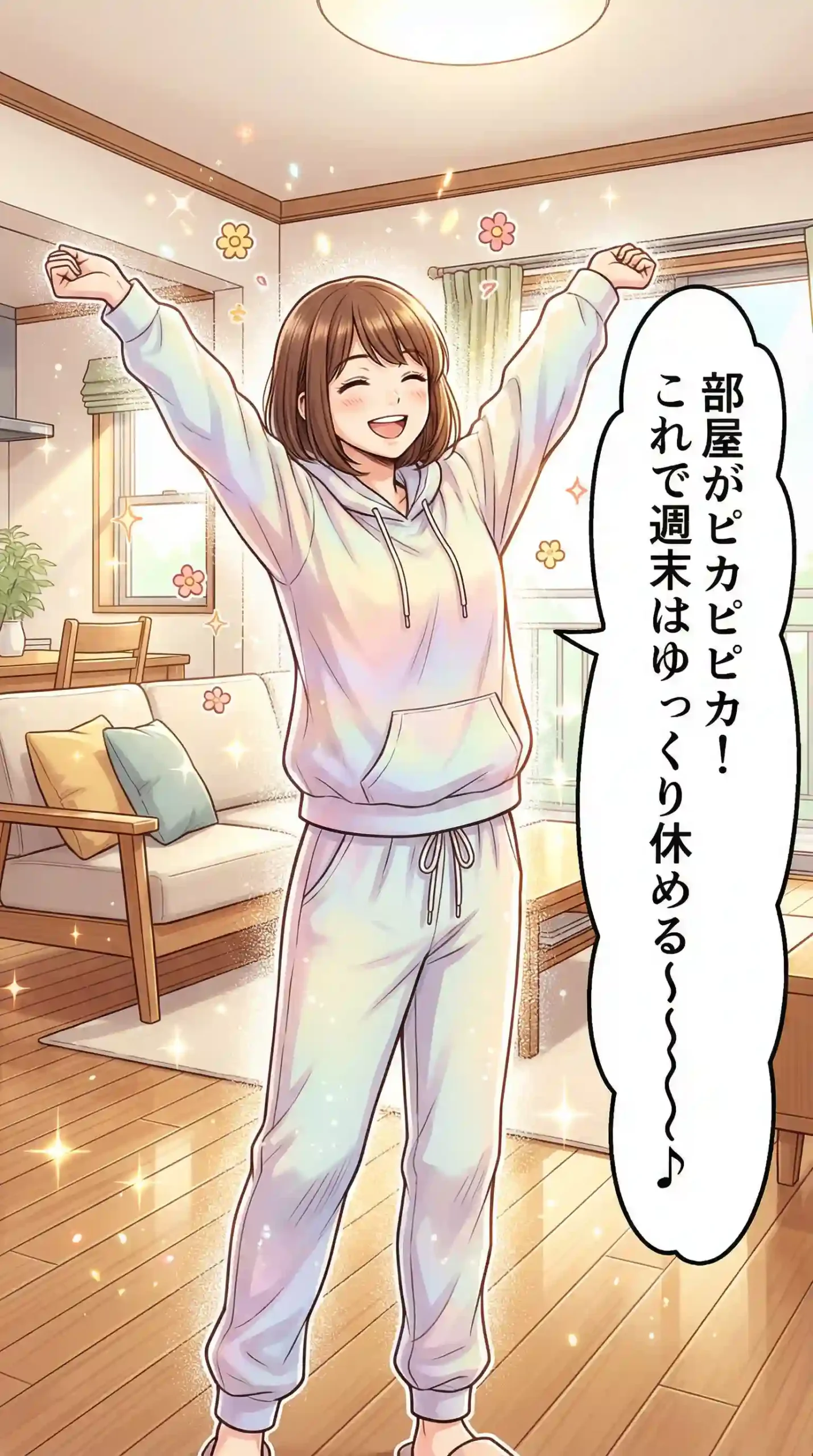 綺麗になったお部屋